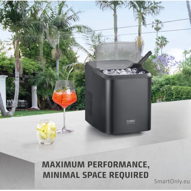 Caso Ice Cube Maker | Clear Ice Advanced | Power 130 W | Capacity 1.5 L | Matt Black 8