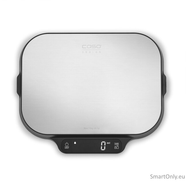 Caso Kitchen and Precision scales | KitchenDuo | Display type LED | Black/Stainless steel 5