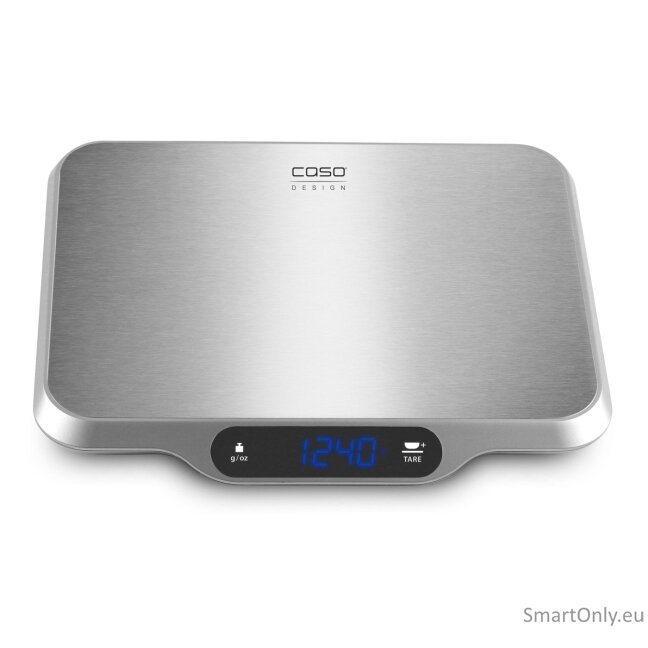 Caso | Kitchen scale | L 15 | Maximum weight (capacity) 15 kg | Graduation 1 g | Display type LCD Display | Stainless steel 1 Caso | Kitchen scale | L 15 | Maximum weight (capacity) 15 kg | Graduation 1 g | Display type LCD Display | Stainless steel 1