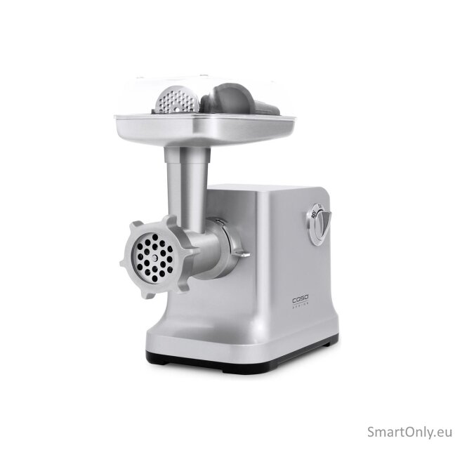 Caso Meat Grinder FW2000 Silver Number of speeds 2 Accessory for butter cookies; Drip tray 7 Caso Meat Grinder FW2000 Silver Number of speeds 2 Accessory for butter cookies; Drip tray 7