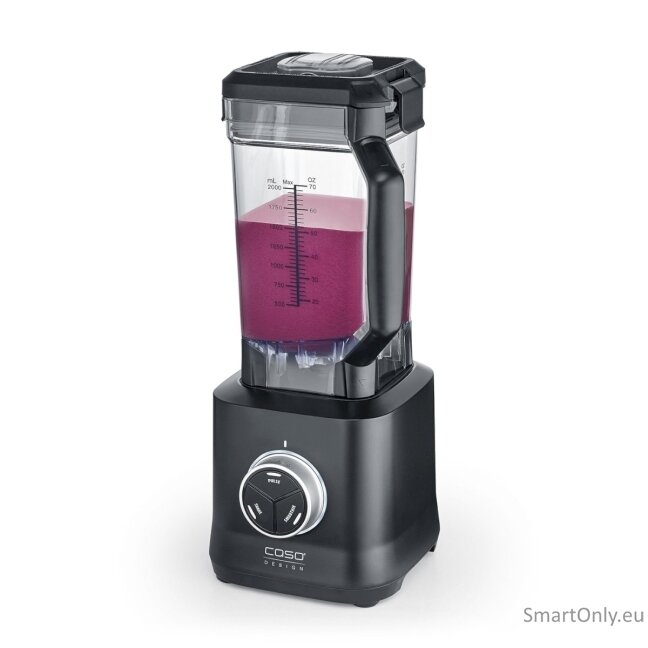 Caso Power Blender | B 2000 | Tabletop | 2000 W | Jar material Tritan | Jar capacity 2 L | Ice crushing | Black 5 Caso Power Blender | B 2000 | Tabletop | 2000 W | Jar material Tritan | Jar capacity 2 L | Ice crushing | Black 5