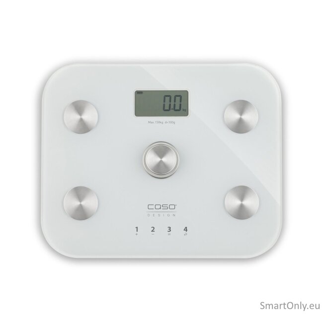 Caso | Scale | BodyEnergy Fit | Maximum weight (capacity) 150 kg | Accuracy 100 g | White 1