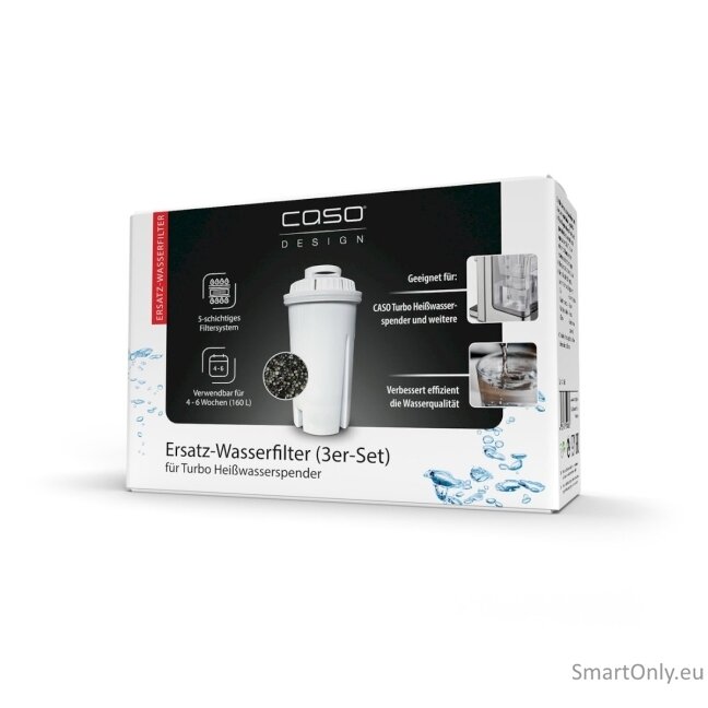 Caso Spare filter for Turbo-hot water dispenser 3vnt. 1 Caso Spare filter for Turbo-hot water dispenser 3vnt. 1