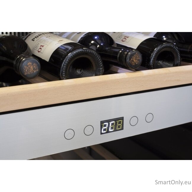 Caso | Wine cooler | WineChef Pro 40 | Energy efficiency class G | Free standing | Bottles capacity Up to 40 bottles | Cooling type Compressor technology | Stainless steel/Black 4 Caso | Wine cooler | WineChef Pro 40 | Energy efficiency class G | Free standing | Bottles capacity Up to 40 bottles | Cooling type Compressor technology | Stainless steel/Black 4