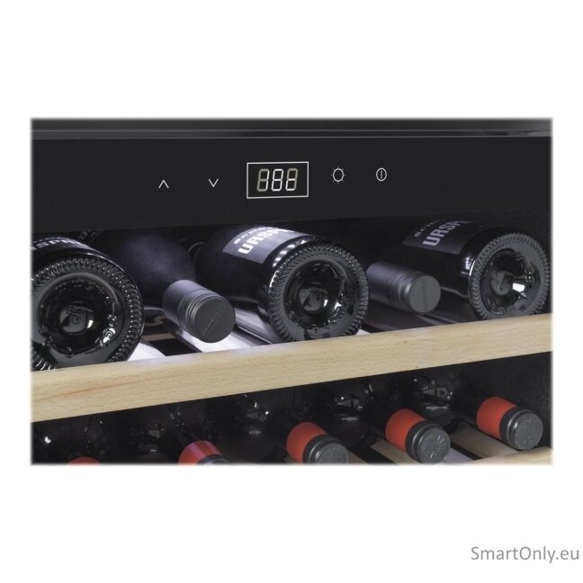 Caso | Wine cooler | WineSafe 18 EB | Energy efficiency class G | Built-in | Bottles capacity 18 bottles | Cooling type Compressor technology | Black 7