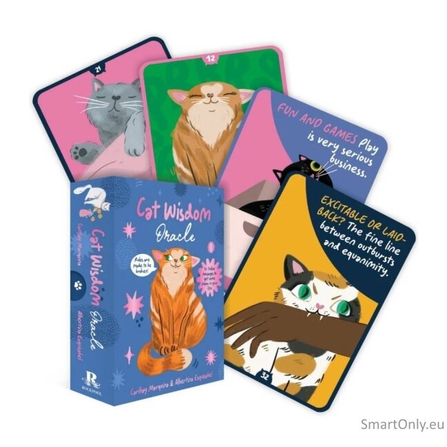 Cat Wisdom Oracle kortos Rockpool Publishing
