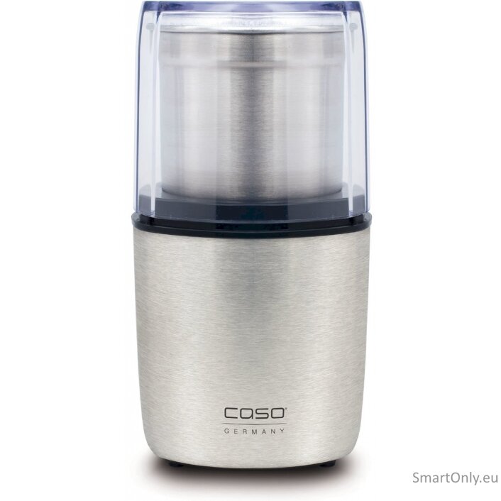 Caso | Electric coffee grinder | 1830 | 200 W W | Lid safety switch | Number of cups 8 pc(s) | Stainless steel 1 Caso | Electric coffee grinder | 1830 | 200 W W | Lid safety switch | Number of cups 8 pc(s) | Stainless steel 1
