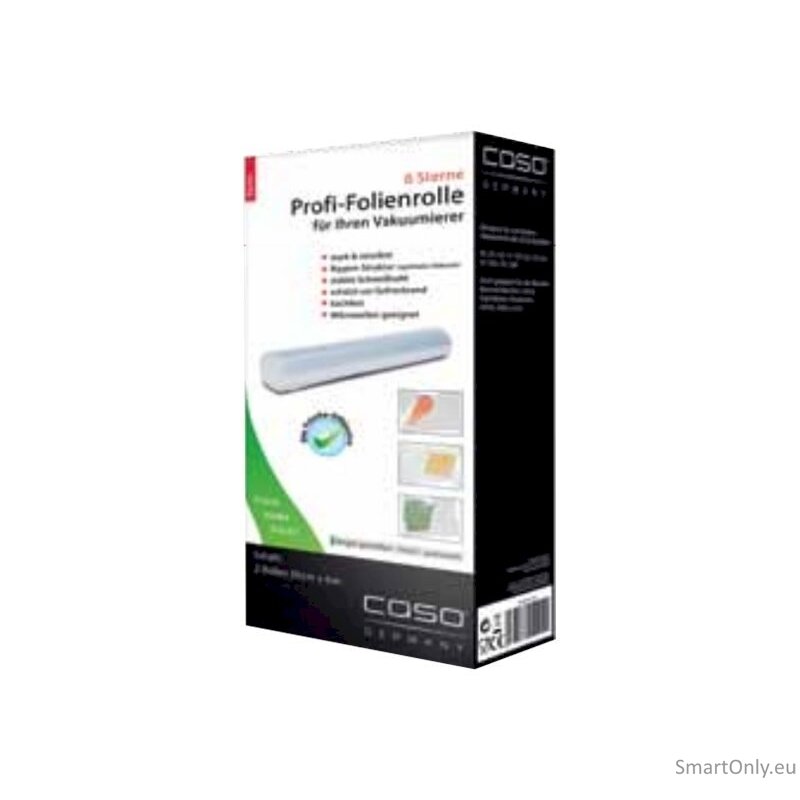 Caso Foil rolls 01223 2 units Dimensions (W x L) 28 x 600 cm Ribbed 5 Caso Foil rolls 01223 2 units Dimensions (W x L) 28 x 600 cm Ribbed 5