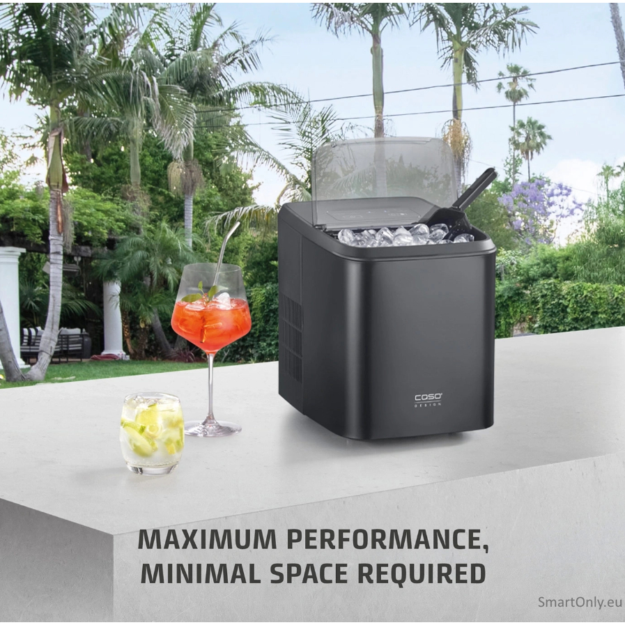 Caso Ice Cube Maker | Clear Ice Advanced | Power 130 W | Capacity 1.5 L | Matt Black 8 Caso Ice Cube Maker | Clear Ice Advanced | Power 130 W | Capacity 1.5 L | Matt Black 8