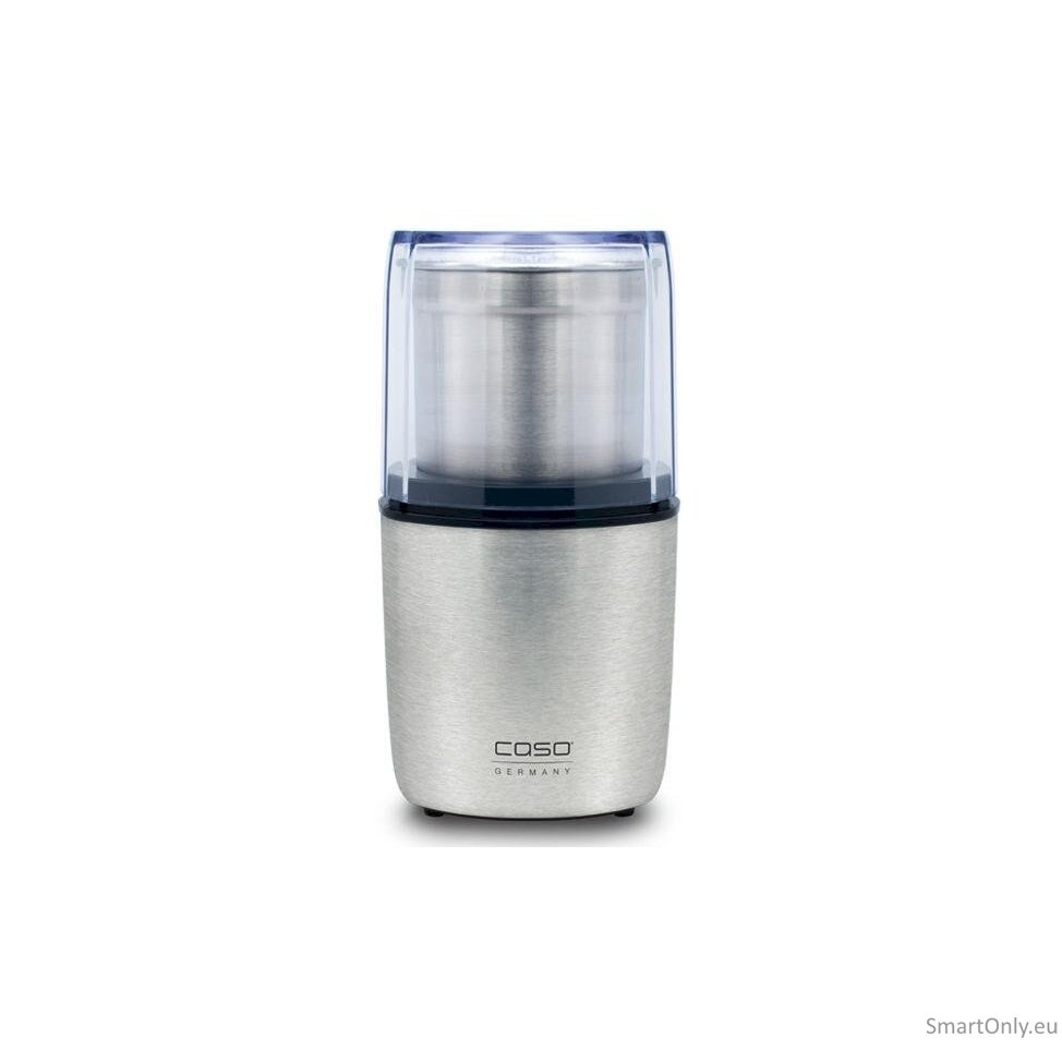 Caso | Electric coffee grinder | 1830 | 200 W W | Lid safety switch | Number of cups 8 pc(s) | Stainless steel Caso | Electric coffee grinder | 1830 | 200 W W | Lid safety switch | Number of cups 8 pc(s) | Stainless steel
