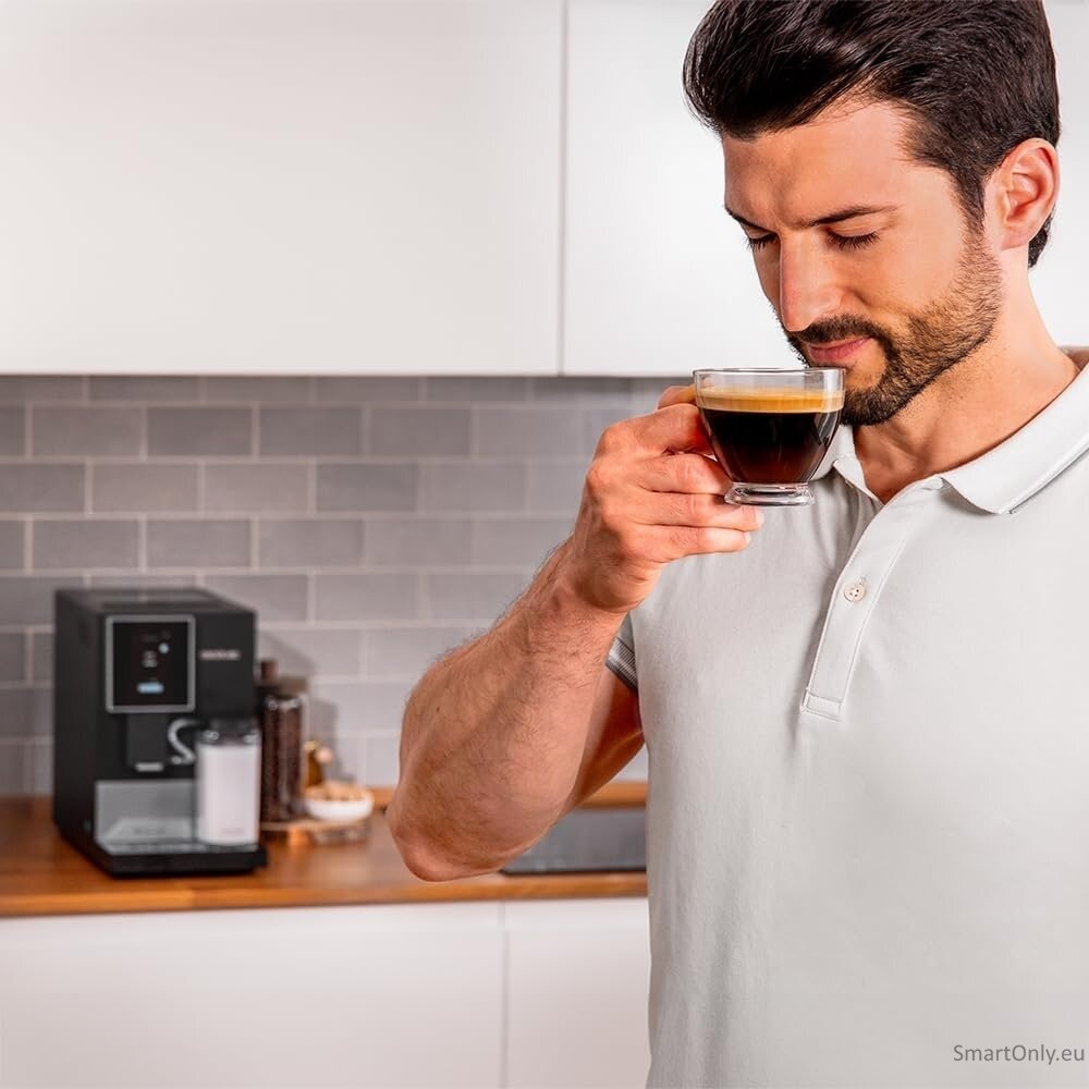 Cecotec Coffee Maker | Cremmaet Compactccino Connected | Pump pressure 19 bar | Built-in milk frother | Super-automatic | Black 4