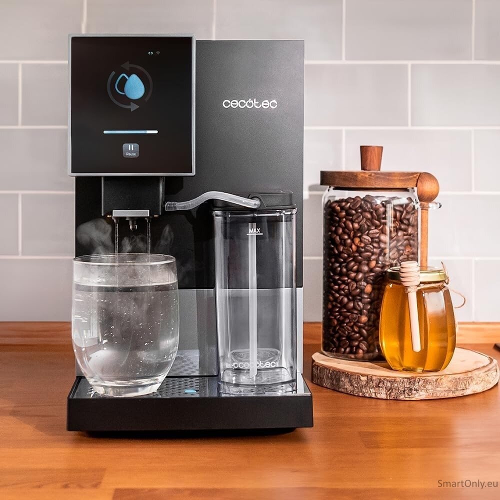 Cecotec Coffee Maker | Cremmaet Compactccino Connected | Pump pressure 19 bar | Built-in milk frother | Super-automatic | Black 6