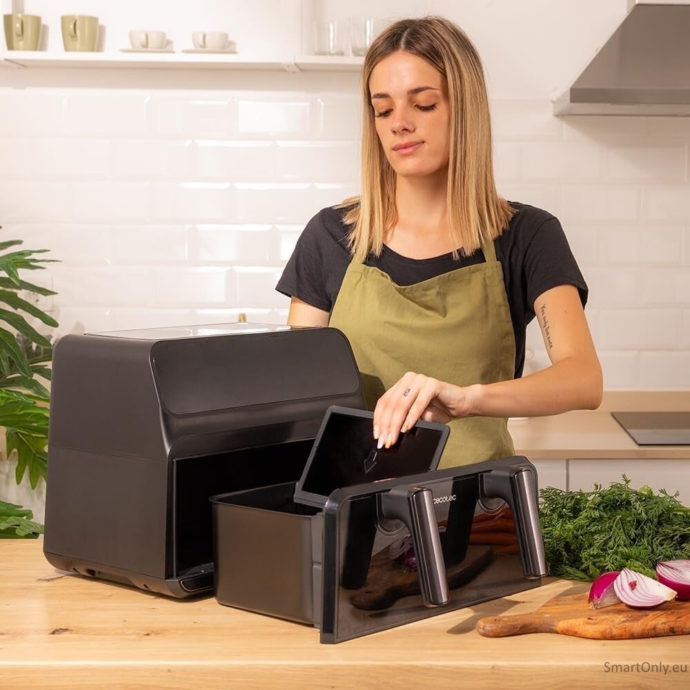 Cecotec Double hot air fryer | Cecofry Advance 9000 Window | Power 2200 W | Capacity 9 L | Black 4 Cecotec Double hot air fryer | Cecofry Advance 9000 Window | Power 2200 W | Capacity 9 L | Black 4