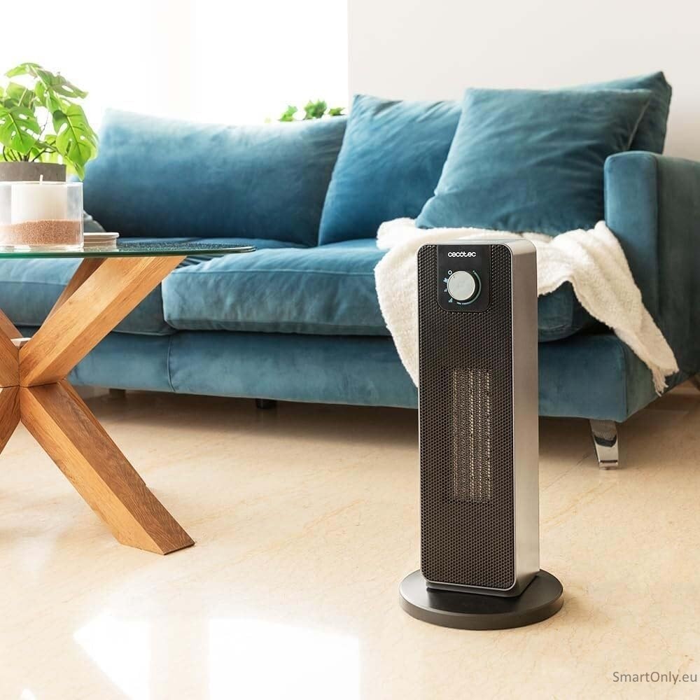Cecotec ReadyWarm 2000 Max Ceramic Rotate | Ceramic Heater | 2000 W | Number of power levels 3 | Suitable for rooms up to 20 m² | Black 4 Cecotec ReadyWarm 2000 Max Ceramic Rotate | Ceramic Heater | 2000 W | Number of power levels 3 | Suitable for rooms up to 20 m² | Black 4