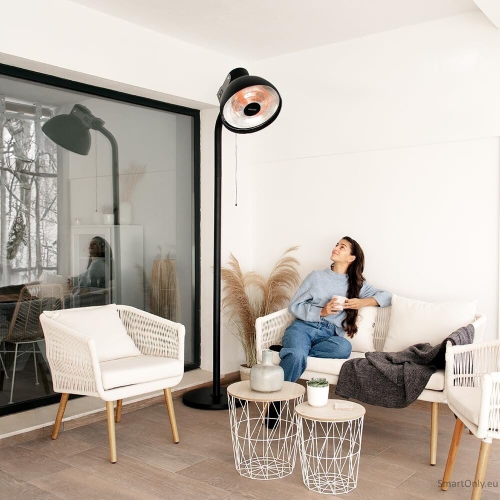 Cecotec ReadyWarm 21000 Carbon Focus | Infrared Heater | 2100 W | Number of power levels 3 | Suitable for rooms up to 20 m² | Black | IP24 3 Cecotec ReadyWarm 21000 Carbon Focus | Infrared Heater | 2100 W | Number of power levels 3 | Suitable for rooms up to 20 m² | Black | IP24 3