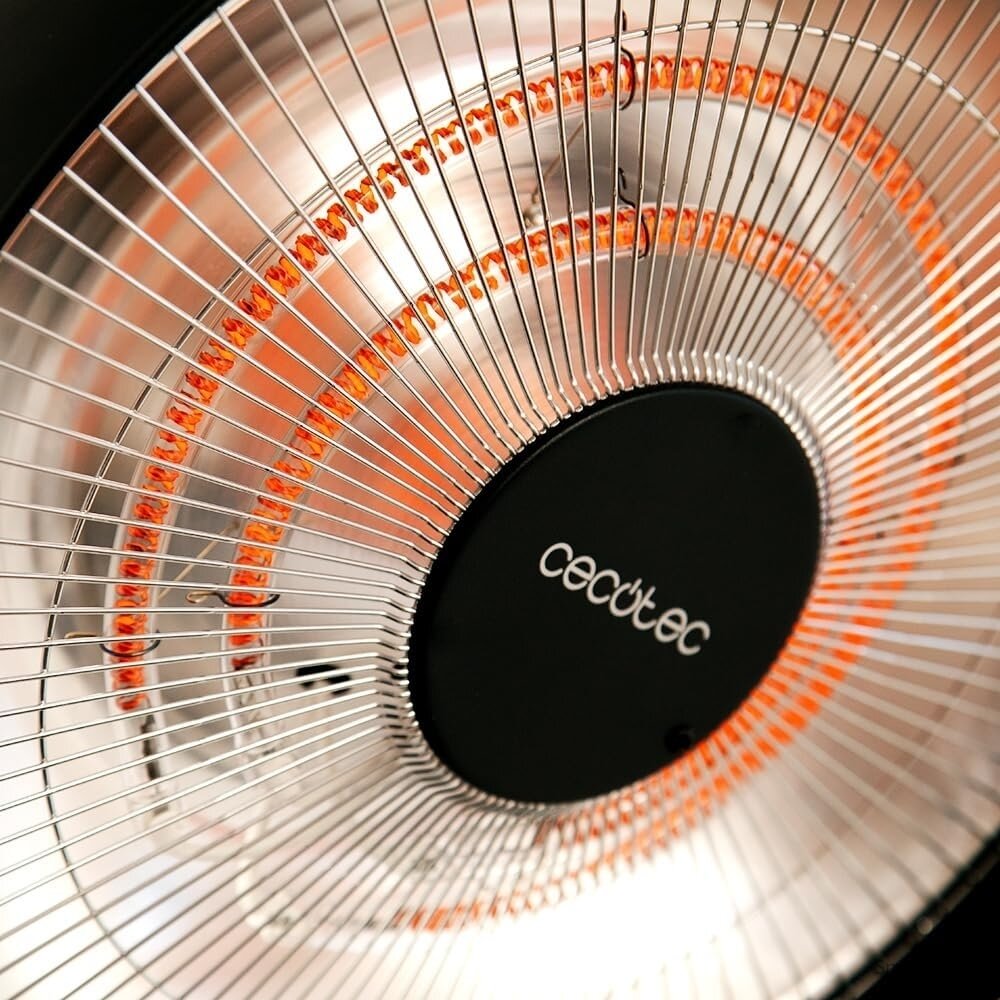 Cecotec ReadyWarm 21000 Carbon Focus | Infrared Heater | 2100 W | Number of power levels 3 | Suitable for rooms up to 20 m² | Black | IP24 5 Cecotec ReadyWarm 21000 Carbon Focus | Infrared Heater | 2100 W | Number of power levels 3 | Suitable for rooms up to 20 m² | Black | IP24 5