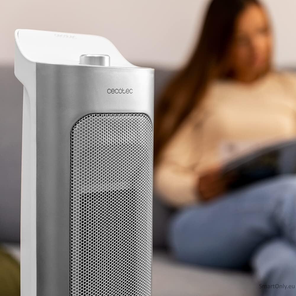 Cecotec ReadyWarm 6700 Ceramic Sky | Ceramic Heater | 2000 W | Number of power levels 3 | Suitable for rooms up to 20 m² | Suitable for rooms up to 45 m³ | White 2