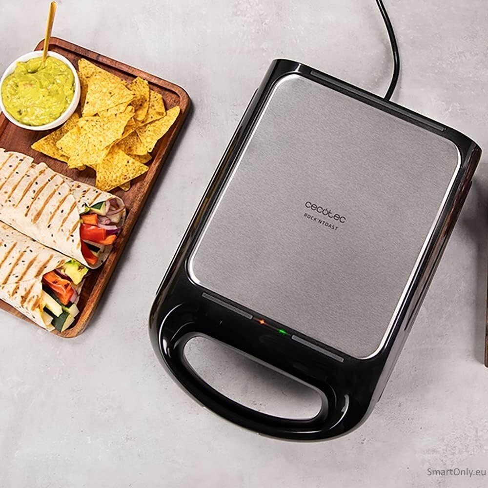 Cecotec Sandwich Maker | Rock'nToast Family 3in1 | 1500 W | Number of plates 3 | Black 1 Cecotec Sandwich Maker | Rock'nToast Family 3in1 | 1500 W | Number of plates 3 | Black 1