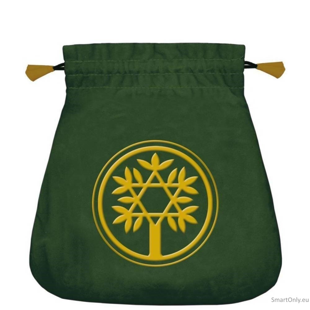 Celtic Tree satininis žalias maišelis kortoms Lo Scarabeo Celtic Tree satininis žalias maišelis kortoms Lo Scarabeo