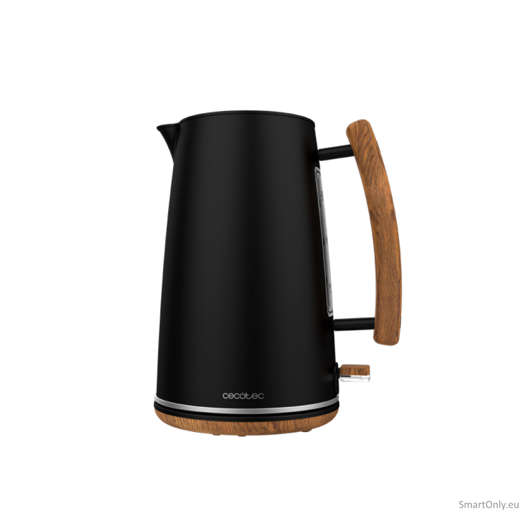 Cecotec Kettle | ThermoSense 400 | Electric | 3000 W | 1.7 L | Stainless steel/BPA | 360° rotational base | Black Woody Cecotec Kettle | ThermoSense 400 | Electric | 3000 W | 1.7 L | Stainless steel/BPA | 360° rotational base | Black Woody