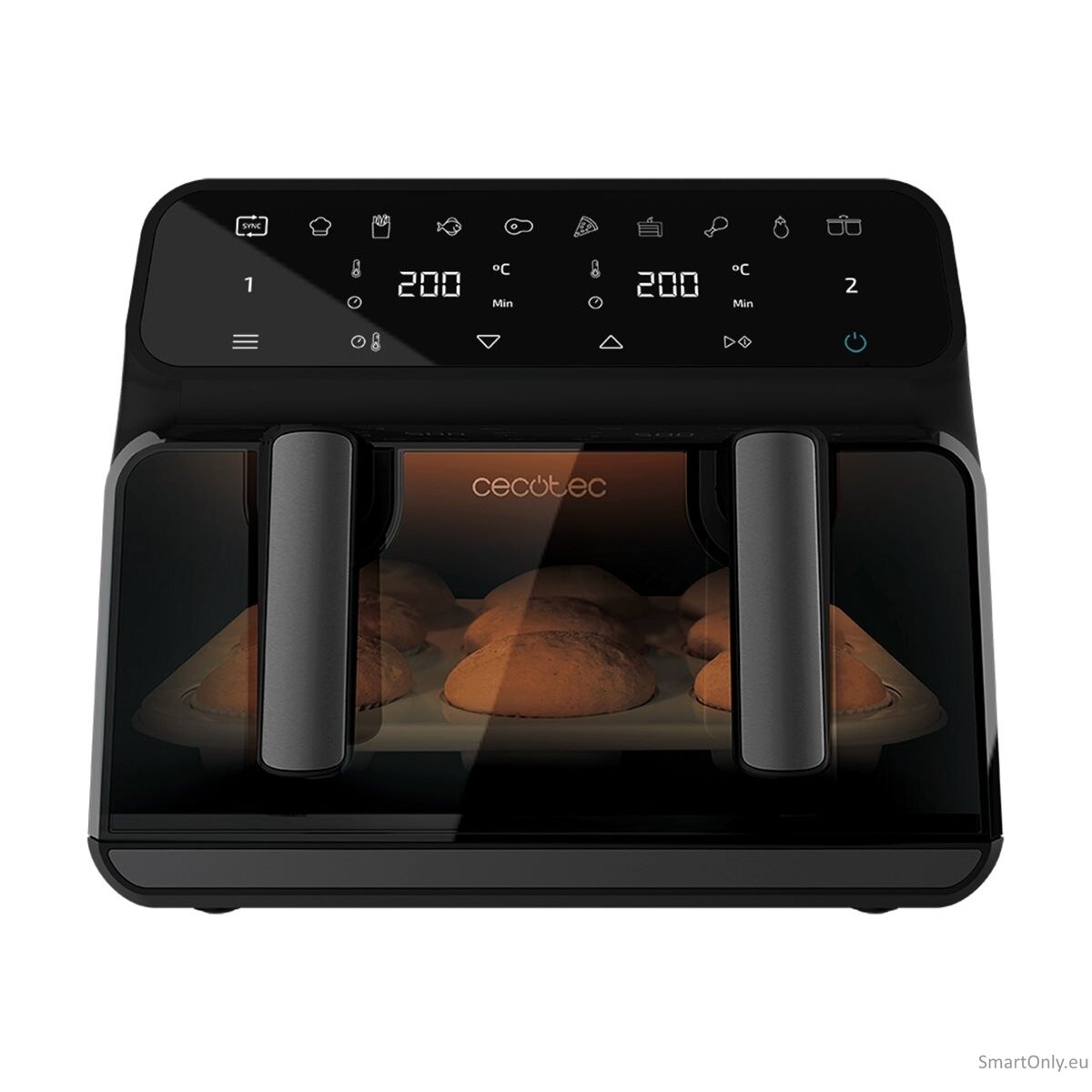 Cecotec Double hot air fryer | Cecofry Advance 9000 Window | Power 2200 W | Capacity 9 L | Black Cecotec Double hot air fryer | Cecofry Advance 9000 Window | Power 2200 W | Capacity 9 L | Black