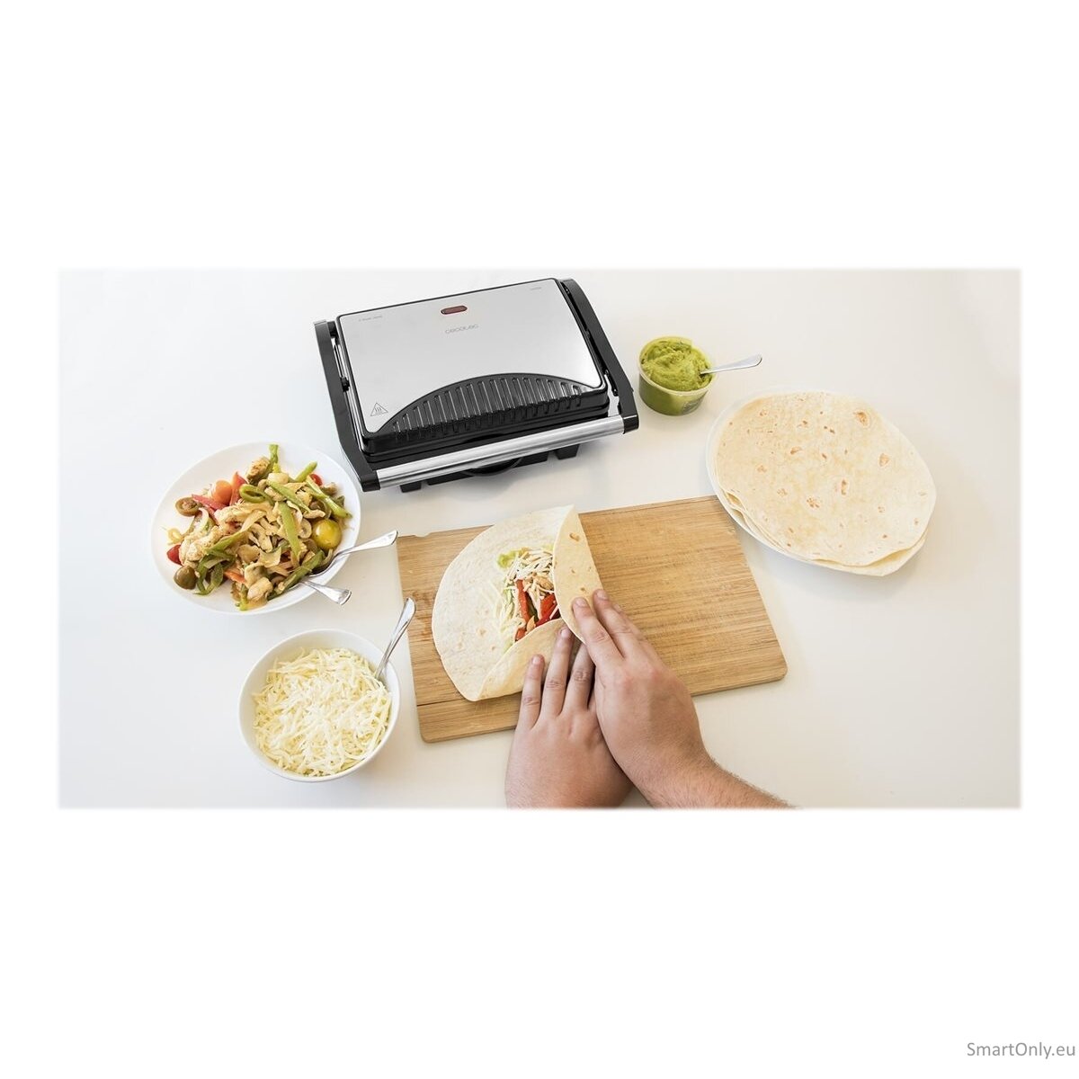 Cecotec Grill | Rock'nGrill 1000 | 1000 W | Electric Grill | Black/Stainless steel 7 Cecotec Grill | Rock'nGrill 1000 | 1000 W | Electric Grill | Black/Stainless steel 7