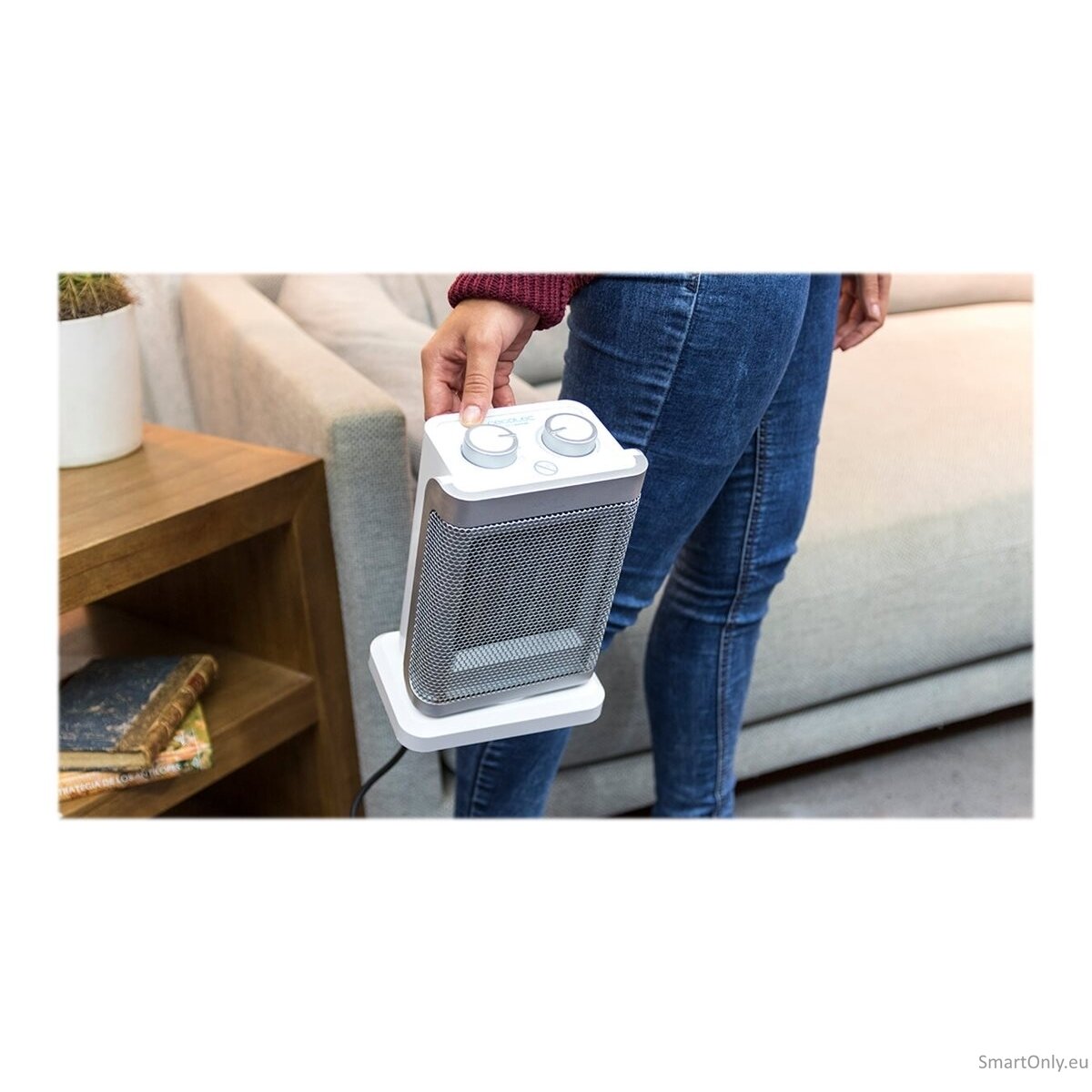 Cecotec | Ready Warm 6100 Ceramic Rotate | Ceramic Heater | 1500 W | Number of power levels 3 | Suitable for rooms up to 35-40 m³ | Suitable for rooms up to Up to 15 m² | White 7 Cecotec | Ready Warm 6100 Ceramic Rotate | Ceramic Heater | 1500 W | Number of power levels 3 | Suitable for rooms up to 35-40 m³ | Suitable for rooms up to Up to 15 m² | White 7