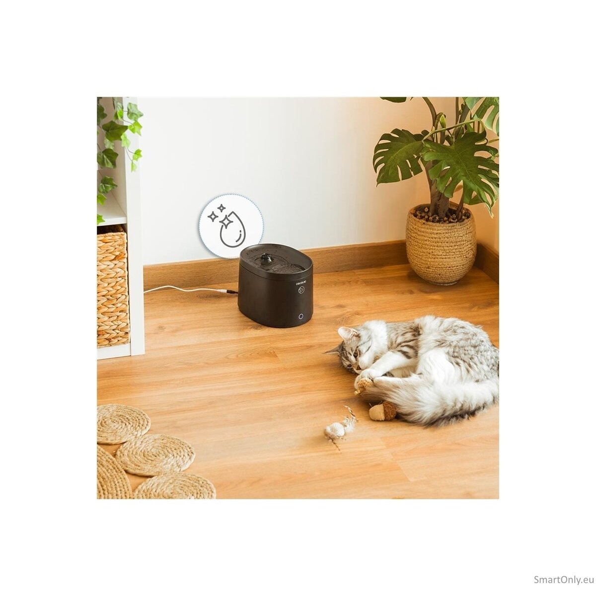 Cecotec Smart Pet Fountain | Pumba 2500 Refresh | Capacity 2.5 L | Black 15 Cecotec Smart Pet Fountain | Pumba 2500 Refresh | Capacity 2.5 L | Black 15