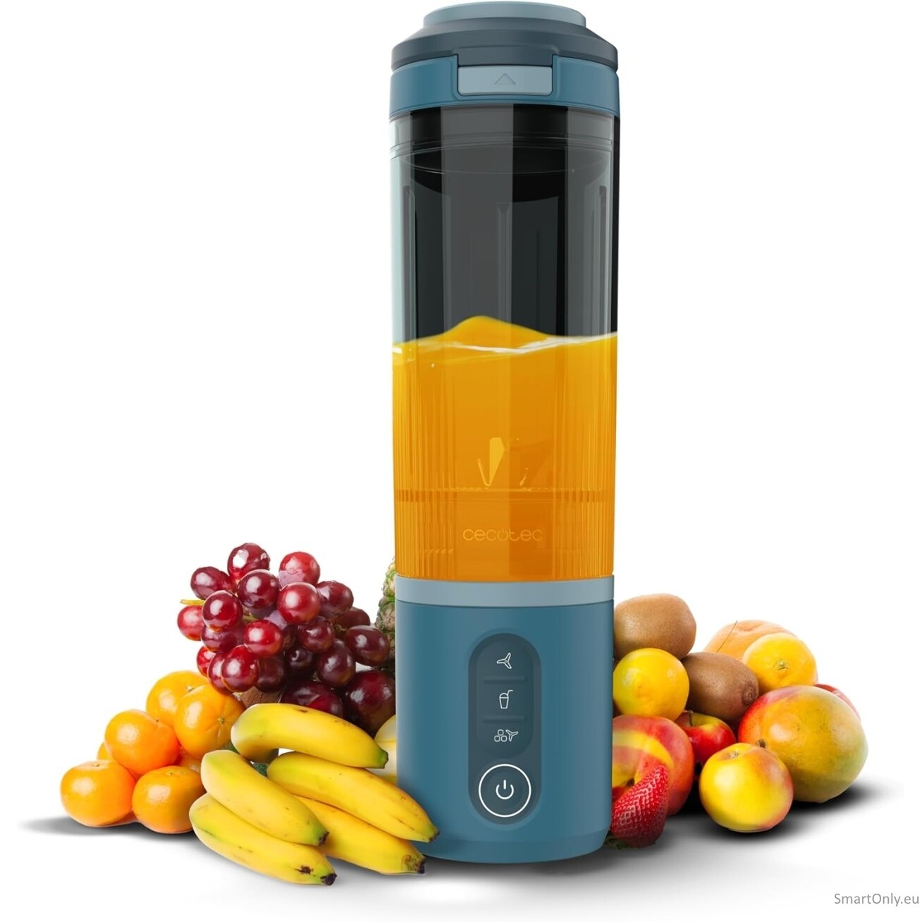 Cecotec Blender | Power Titanium Shake2Go | Portable | 180 W | Jar material BPA-free | Jar capacity 0.6 L | Lagoon 1