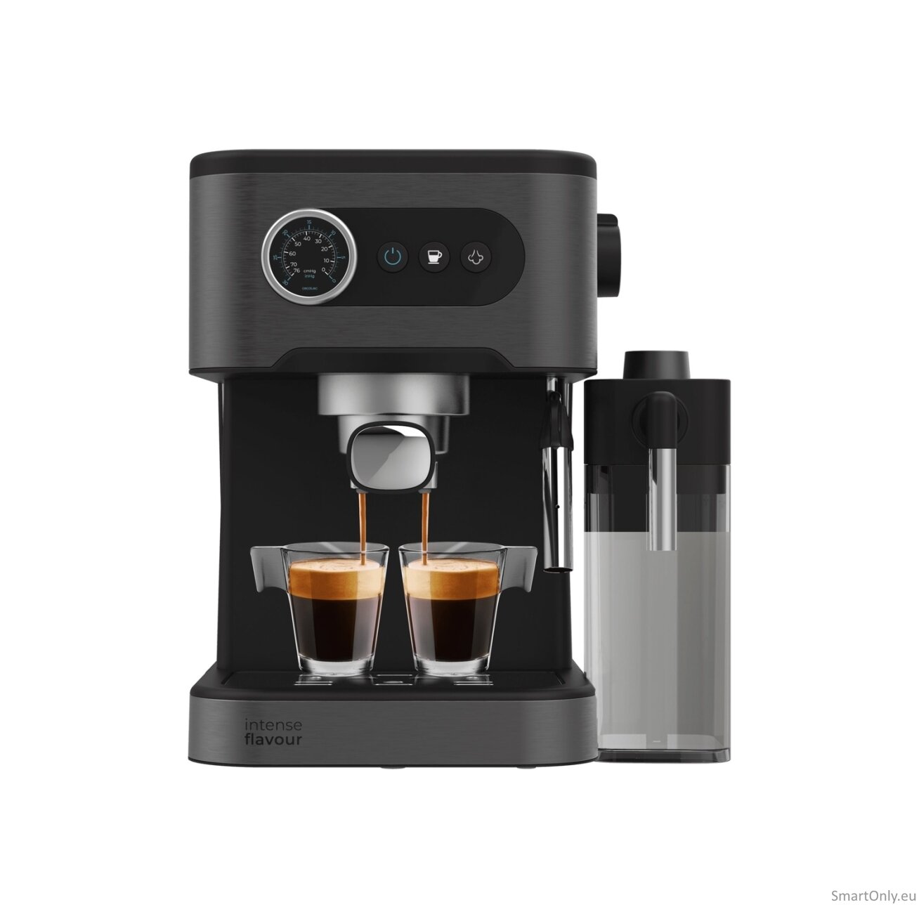 Cecotec Coffee machine | Power Espresso 20 Pro Latte | Pump pressure 20 bar | Built-in milk frother | Semi-automatic | Black | 1350 W 7