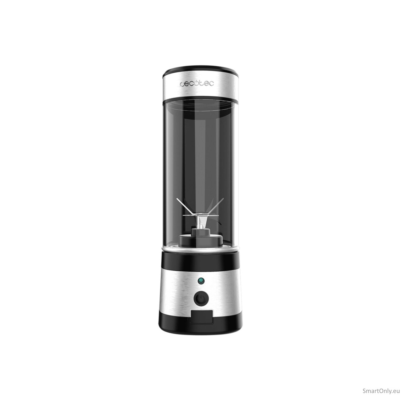 Cecotec Smoothie Blender | WanderlustMix USB | Portable | 126 W | Jar capacity 0.4 L | Ice crushing | Inox