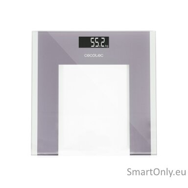 Cecotec Bathroom Scales | Surface Precision Healthy | Maximum weight (capacity) 180 | Grey/Transparent