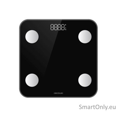 Cecotec Bathroom Scales | Surface Precision Smart | Maximum weight (capacity) 180 kg | Black