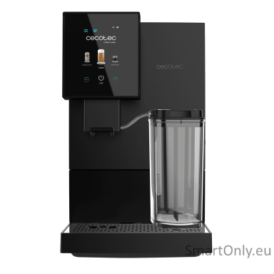 Cecotec Coffee Maker | Cremmaet Compactccino Connected | Pump pressure 19 bar | Built-in milk frother | Super-automatic | Black