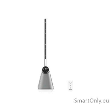 Cecotec EnergySilence 9890 Skyline Bladeless | Tower Fan | Stand Fan | 50 W | Diameter 23 cm | Number of speeds 3 | Oscillation | Timer | Remote control | Grey/White Cecotec EnergySilence 9890 Skyline Bladeless | Tower Fan | Stand Fan | 50 W | Diameter 23 cm | Number of speeds 3 | Oscillation | Timer | Remote control | Grey/White
