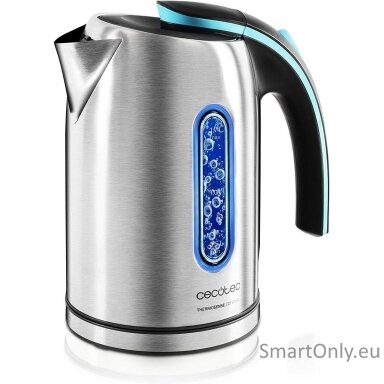 Cecotec Kettle | ThermoSense 220 Steel | Electric | 1630 W | 1.2 L | Stainless Steel | 360° rotational base | Stainless Steel