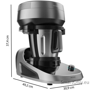 Cecotec Mambo CooKing Victory | Multifunctional Robot | 1700 W | Number of speeds 19 | Bowl capacity 4.5 L | Black/Grey