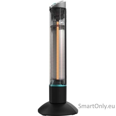 Cecotec ReadyWarm 1000 Power Tower | Halogen Heater | 1000 W | Number of power levels 2 | Black | IP55