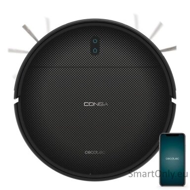 Cecotec Robot Vacuum Cleaner | Conga M10 Advance | Operating time (max) 150 min | Dry | Lithium-ion | 2000 mAh | Black | 3000 Pa