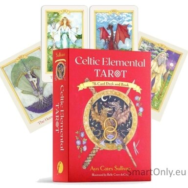 Celtic Elemental Tarot kortos Findhorn Press