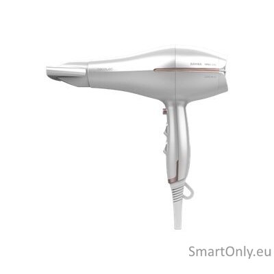 Cecotec Hair Dryer | IoniCare 5300 Maxi Aura | 2200 W | Number of temperature settings 3 | Ionic function | Diffuser nozzle | White 9