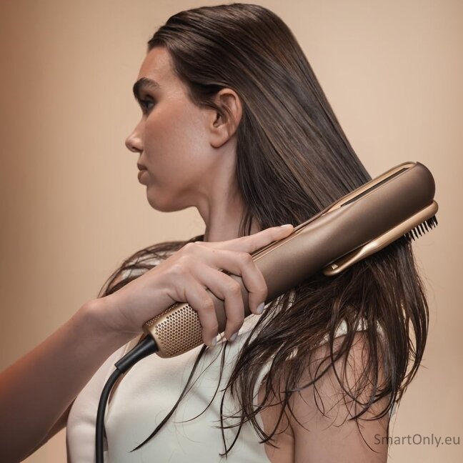 Cecotec Air Straightener | AirLisse 2in1 ForceDry Champagne | Ceramic heating system | Number of heating levels 4 | 1000 W | Beige 2