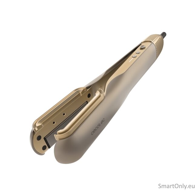 Cecotec Air Straightener | AirLisse 2in1 ForceDry Champagne | Ceramic heating system | Number of heating levels 4 | 1000 W | Beige Cecotec Air Straightener | AirLisse 2in1 ForceDry Champagne | Ceramic heating system | Number of heating levels 4 | 1000 W | Beige