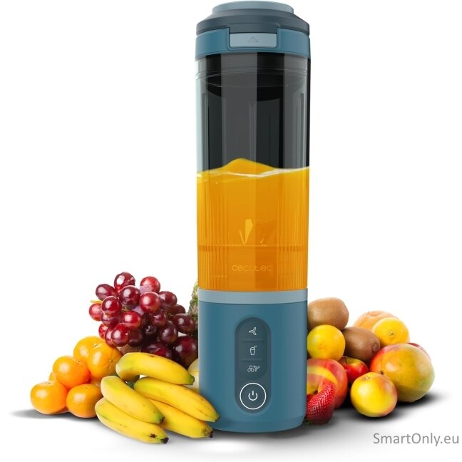 Cecotec Blender | Power Titanium Shake2Go | Portable | 180 W | Jar material BPA-free | Jar capacity 0.6 L | Lagoon 1 Cecotec Blender | Power Titanium Shake2Go | Portable | 180 W | Jar material BPA-free | Jar capacity 0.6 L | Lagoon 1