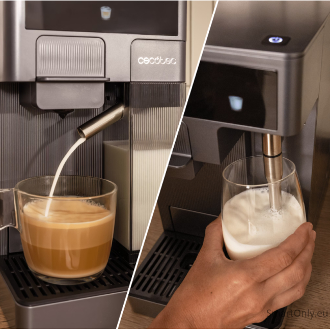 Cecotec Coffee machine | FreeStyle Latte T | Pump pressure 20 bar | Built-in milk frother | Automatic | Grey | 1350 W 4