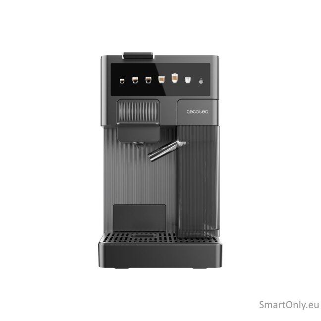 Cecotec Coffee machine | FreeStyle Latte T | Pump pressure 20 bar | Built-in milk frother | Automatic | Grey | 1350 W