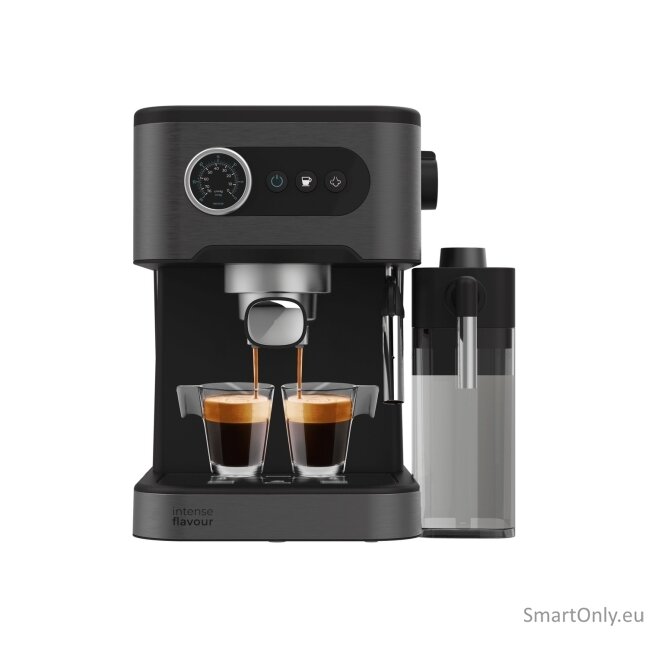 Cecotec Coffee machine | Power Espresso 20 Pro Latte | Pump pressure 20 bar | Built-in milk frother | Semi-automatic | Black | 1350 W 7