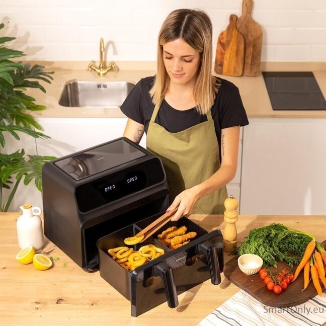 Cecotec Double hot air fryer | Cecofry Advance 9000 Window | Power 2200 W | Capacity 9 L | Black 3