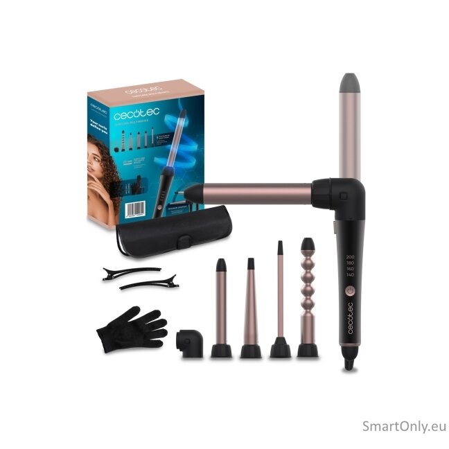 Cecotec Hair Curler | SurfCare MultiWaves Multi-head | Ceramic heating system | Temperature (min) 140 °C | Temperature (max) 200 °C | 46 W Cecotec Hair Curler | SurfCare MultiWaves Multi-head | Ceramic heating system | Temperature (min) 140 °C | Temperature (max) 200 °C | 46 W