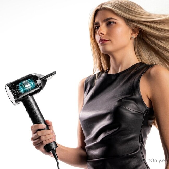 Cecotec Hair Dryer | DryGlam Waves i-Sensor Pro | 1600 W | Number of temperature settings 4 | Ionic function | Black | Diffuser nozzle 2 Cecotec Hair Dryer | DryGlam Waves i-Sensor Pro | 1600 W | Number of temperature settings 4 | Ionic function | Black | Diffuser nozzle 2
